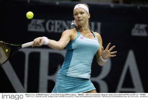 TENNIS - WTA Tennis Damen Generali Ladies 2015 LINZ,AUSTRIA,13.OCT.15 - TENNIS - WTA Tour, Generali Ladies. Image shows Kiki Bertens (NED). GEPAxpictures xMatthiasxHauer