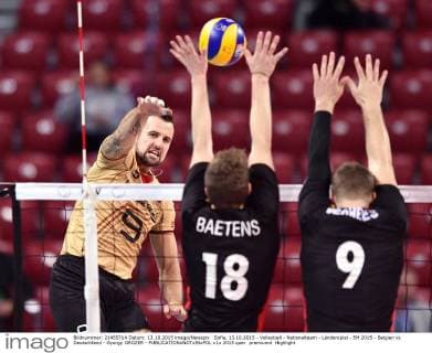 Sofia, 13.10.2015 - Volleyball - Nationalteam - Länderspiel - EM 2015 - Belgien vs Deutschland - Gyorgy GROZER - 
