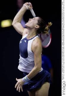 TENNIS - WTA Tennis Damen Generali Ladies 2015 LINZ,AUSTRIA,13.OCT.15 - TENNIS - WTA Tour, Generali Ladies. Image shows Andrea Petkovic (GER). GEPAxpictures xMatthiasxHauer