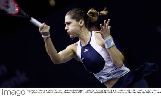 TENNIS - WTA Tennis Damen Generali Ladies 2015 LINZ,AUSTRIA,13.OCT.15 - TENNIS - WTA Tour, Generali Ladies. Image shows Andrea Petkovic (GER). GEPAxpictures xMatthiasxHauer