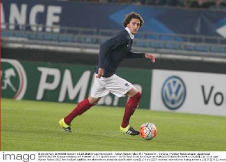 Adrien Rabiot (blue 6) Frankreich - Ukraine Fußball Nationalteam Länderspiel - UEFA EURO EM Europameisterschaft Fussball 2017 - Qualification - 13 10 2015 ElyxandroCegarrax 