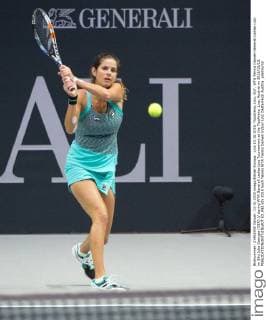 Linz 13.10.2015, TipsArena, Linz, AUT, WTA Tennis Damen Generali Ladies Linz, im Bild Julia Goerges (GER) during WTA Generali Ladies Linz Tournament at the TipsArena, Linz, Austria on 2015 10 13,  EX_REI  