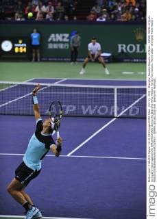 Oct. 14, 2015 - Shanghai, People s Republic of China - RAFAEL NADAL of Spain during the match against IVO KARLOVIC (CRO) during the Shanghai Rolex Masters Tennis Tournament. Tennis 2015 - Shanghai Rolex Masters  - ZUMAm119