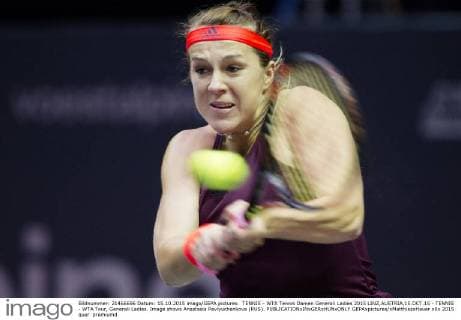 TENNIS - WTA Tennis Damen Generali Ladies 2015 LINZ,AUSTRIA,15.OCT.15 - TENNIS - WTA Tour, Generali Ladies. Image shows Anastasia Pavlyuchenkova (RUS). GEPAxpictures xMatthiasxHauer