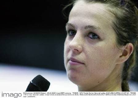 TENNIS - WTA Tennis Damen Generali Ladies 2015 LINZ,AUSTRIA,15.OCT.15 - TENNIS - WTA Tour, Generali Ladies. Image shows Anastasia Pavlyuchenkova (RUS). GEPAxpictures xMatthiasxHauer
