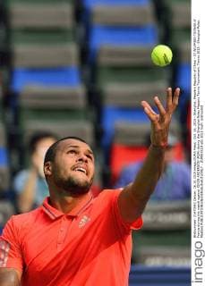Oct. 16, 2015 - Shanghai, People s Republic of China - JO WILFRIED TSONGA of France during the match against KEVIN ANDERSON (RSA) during the Shanghai Rolex Masters Tennis Tournament. Tennis 2015 - Shanghai Rolex Masters  - ZUMAm119