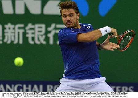 Oct. 16, 2015 - Shanghai, People s Republic of China - RAFAEL NADAL of Spain during the match against STAN WAWRINKA of Switzerland, Nadal defeated Wawrinka (photo) 2 - 1 during the Shanghai Rolex Masters Tennis Tournament. Tennis 2015 - Shanghai Rolex Masters  - ZUMAm119