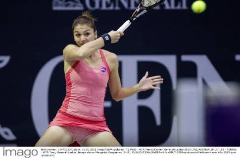 TENNIS - WTA Tennis Damen Generali Ladies 2015 LINZ,AUSTRIA,16.OCT.15 - TENNIS - WTA Tour, Generali Ladies. Image shows Margarita Gasparyan (RUS). GEPAxpictures xMatthiasxHauer