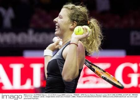 TENNIS - WTA Tennis Damen Generali Ladies 2015 LINZ,AUSTRIA,16.OCT.15 - TENNIS - WTA Tour, Generali Ladies. Image shows Anna-Lena Friedsam (GER). GEPAxpictures xMatthiasxHauer