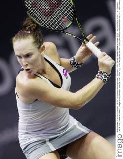 TENNIS - WTA Tennis Damen Generali Ladies 2015 LINZ,AUSTRIA,16.OCT.15 - TENNIS - WTA Tour, Generali Ladies. Image shows Madison Brengle (USA). GEPAxpictures xMatthiasxHauer