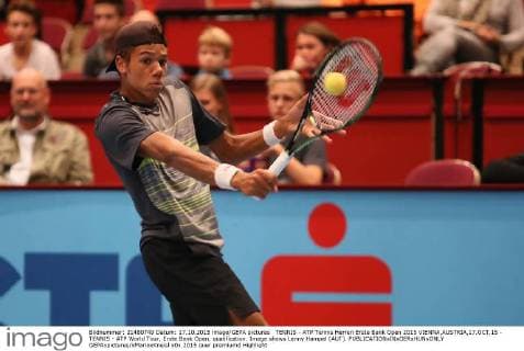 TENNIS - ATP Tennis Herren Erste Bank Open 2015 VIENNA,AUSTRIA,17.OCT.15 - TENNIS - ATP World Tour, Erste Bank Open, qualification. Image shows Lenny Hampel (AUT). GEPAxpictures xMarioxKneisl