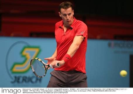 TENNIS - ATP Tennis Herren Erste Bank Open 2015 VIENNA,AUSTRIA,17.OCT.15 - TENNIS - ATP World Tour, Erste Bank Open, qualification. Image shows Kenny de Schepper (FRA). GEPAxpictures xMarioxKneisl