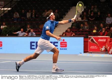 TENNIS - ATP Tennis Herren Erste Bank Open 2015 VIENNA,AUSTRIA,17.OCT.15 - TENNIS - ATP World Tour, Erste Bank Open, qualification. Image shows Gerald Melzer (AUT). GEPAxpictures xMarioxKneisl
