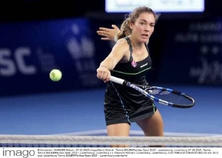 Tennis BGLBNPParibas Open 2015 - Luxembourg, Luxemburg 17.10.2015, Tennis Tennis BGLBNPParibas Open 2015 - Luxembourg, Luxemburg v.l. Eleonora Molinaro (Luxemburg, Luxembourg, LUX) 