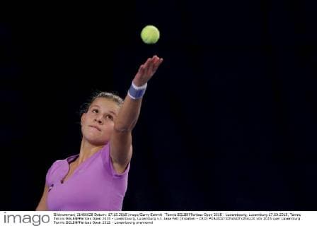 Tennis BGLBNPParibas Open 2015 - Luxembourg, Luxemburg 17.10.2015, Tennis Tennis BGLBNPParibas Open 2015 - Luxembourg, Luxemburg v.l. Jana Fett (Kroatien - CRO) 