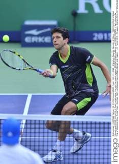 Oct. 18, 2015 - Shanghai, People s Republic of China - MARCELO MELO of Brazil (photo) and RAVEN KLAASEN of South celebrating after win the match against SIMONE BOLELLI of Italy and FABIO FOGNINI of Italy during the final of Shanghai Rolex Master men s doubles. Melo and Klaasen have defeated Bolelli and Fognini 2 - 0. Tennis 2015 - Shanghai Masters  - ZUMAm119