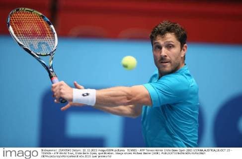TENNIS - ATP Tennis Herren Erste Bank Open 2015 VIENNA,AUSTRIA,18.OCT.15 - TENNIS - ATP World Tour, Erste Bank Open, qualification. Image shows Michael Berrer (GER). GEPAxpictures xMarioxKneisl