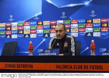 Fußball, Champions League, PK FC Valencia Head Coach Nuno Espirito Santo FOOTBALL : Conference De Presse FC Valence - 19 10 2015 PhotoNews Panoramic 