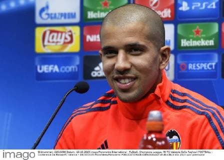 Fußball, Champions League, PK FC Valencia Sofia Feghouli FOOTBALL : Conference De Presse FC Valence - 19 10 2015 PhotoNews Panoramic 