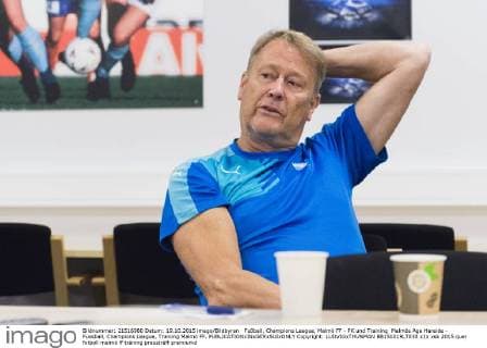Fußball, Champions League, Malmö FF - PK und Training Malmös Age Hareide - Fussball, Champions League, Training Malmö FF.  Copyright: LUDVIGxTHUNMAN BB151019LT038