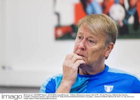 Fußball, Champions League, Malmö FF - PK und Training Malmös Age Hareide - Fussball, Champions League, Training Malmö FF.  Copyright: LUDVIGxTHUNMAN BB151019LT045