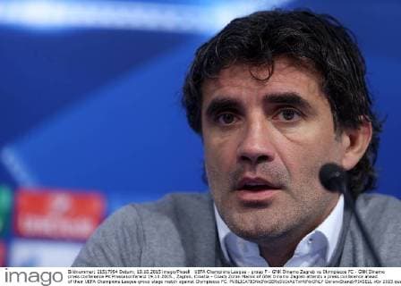 UEFA Champions League - group F - GNK Dinamo Zagreb vs Olympiacos FC - GNK Dinamo press conference PK Pressekonferenz 19.10.2015., Zagreb, Croatia - Coach Zoran Mamic of GNK Dinamo Zagreb attends a press conference ahead of their UEFA Champions League group stage match against Olympiacos FC.  GoranxStanzl PIXSELL