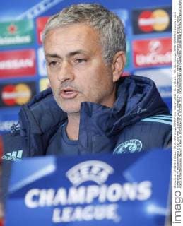 Oct. 19, 2015 - Kiev, Ukraine - Chelsea manager JOSE MOURINHO attends a press conference PK Pressekonferenz in Kiev, Ukraine, 19 October 2015. Chelsea will face Dynamo Kyiv in the UEFA Champions League group G soccer match at the Olimpiyskiy stadium in Kiev on 20 October 2015. SOCCER 2015 - UKRAINE SOCCER UEFA CHAMPIONS LEAGUE - ZUMAg194