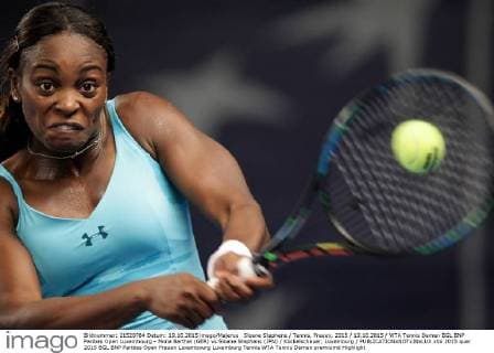 Sloane Stephens Tennis, Frauen, 2015 19.10.2015 WTA Tennis Damen BGL BNP Paribas Open Luxembourg - Mona Barthel (GER) vs Sloane Stephens (JPN) Kockelscheuer, Luxemburg 