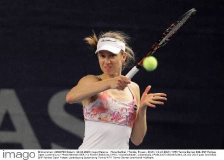 Mona Barthel Tennis, Frauen, 2015 19.10.2015 WTA Tennis Damen BGL BNP Paribas Open Luxembourg - Mona Barthel (GER) vs Sloane Stephens (JPN) Kockelscheuer, Luxemburg 