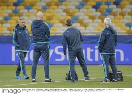 Fußball, Champions League, Training FC Chelsea Oct. 19, 2015 - Kiev, Ukraine - training session of Chelsea  - ZUMAn230