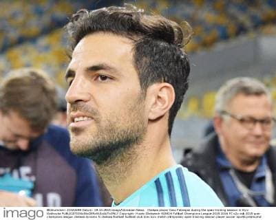 Chelsea player Cesc Fabregas during the open training session in Kyiv Kakhovka  Copyright: Husev Oleksandr 428416
