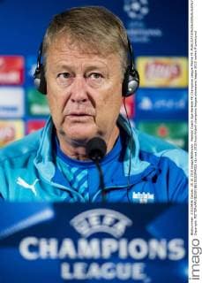 Malmös Coach Age Hareide PK Champions League Malmö FF.  Copyright: PETTERxARVIDSON BB151020PA051