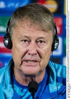 Malmös Coach Age Hareide PK Champions League Malmö FF.  Copyright: PETTERxARVIDSON BB151020PA070