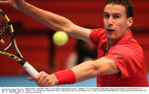 TENNIS - ATP Tennis Herren Erste Bank Open 2015 VIENNA,AUSTRIA,20.OCT.15 - TENNIS - ATP World Tour, Erste Bank Open. Image shows Kenny de Schepper (FRA). GEPAxpictures xMarioxKneisl