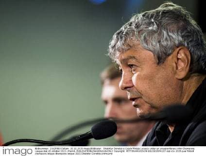 Shakhtar Donetsk s Coach Mircea Lucescu under en presskonferens inför Champions League den 20 oktober 2015 i Malmö.  Copyright: PETTERxARVIDSON BB151020PA107