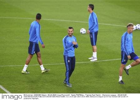 Nacho FOOTBALL : Training Real Madrid - Champions League - 20 10 2015 GwendolineLeGoffx 