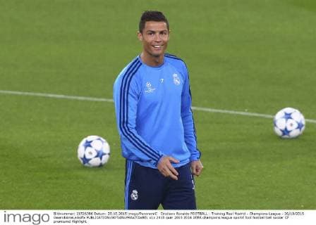 Cristiano Ronaldo FOOTBALL : Training Real Madrid - Champions League - 20 10 2015 GwendolineLeGoffx 