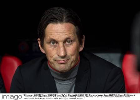Dienstag 20.10.2015, UEFA Champions League, Saison 2015 2016, Gruppe E 3. Spieltag in Leverkusen, Bayer 04 Leverkusen - AS Rom, Trainer Roger SCHMIDT (Leverkusen) DeFodi001