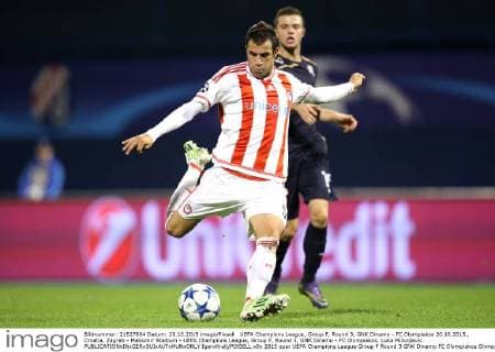 UEFA Champions League, Group F, Round 3, GNK Dinamo - FC Olympiakos 20.10.2015., Croatia, Zagreb - Maksimir Stadium - UEFA Champions League, Group F, Round 3, GNK Dinamo - FC Olympiakos. Luka Milivojevic.  IgorxKralj PIXSELL
