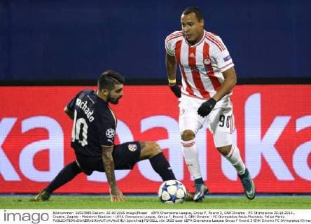 UEFA Champions League, Group F, Round 3, GNK Dinamo - FC Olympiakos 20.10.2015., Croatia, Zagreb - Maksimir Stadium - UEFA Champions League, Group F, Round 3, GNK Dinamo - FC Olympiakos.Paulo Machado, Felipe Pardo.  IgorxKralj PIXSELL