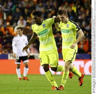 FOKET (G). Jornada 3 de Champions League, partido entre Valencia CF y KAA Gent en el estadio de Mestalla de Valencia, Valencia - Spain 20 Octubre 2015. PHOTO: Amparo Simo 