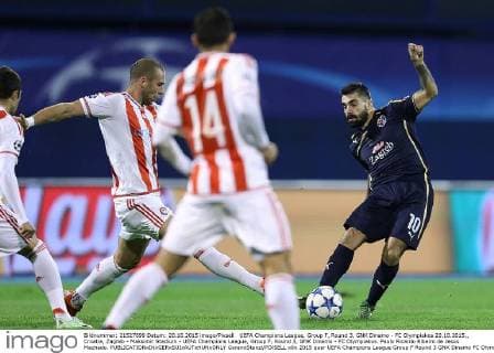 UEFA Champions League, Group F, Round 3, GNK Dinamo - FC Olympiakos 20.10.2015., Croatia, Zagreb - Maksimir Stadium - UEFA Champions League, Group F, Round 3, GNK Dinamo - FC Olympiakos. Paulo Ricardo Ribeiro de Jesus Machado.  GoranxStanzl PIXSELL