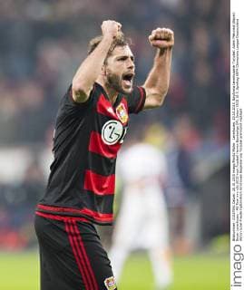 Leverkusen, 20.10.2015, BayArena Leverkusener Torjubel: Admir Mehmedi (Bayer) Bayer Leverkusen - AS Rom mm