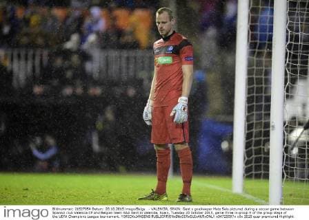 - VALENCIA, SPAIN: Gent s goalkeeper Matz Sels pictured during a soccer game between Spanish club Valencia CF and Belgian team KAA Gent in Valencia, Spain, Tuesday 20 October 2015, game three in group H of the group stage of the UEFA Champions League tournament. YORICKxJANSENS  x04725097x