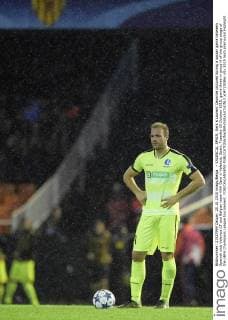 - VALENCIA, SPAIN: Gent s Laurent Depoitre pictured during a soccer game between Spanish club Valencia CF and Belgian team KAA Gent in Valencia, Spain, Tuesday 20 October 2015, game three in group H of the group stage of the UEFA Champions League tournament. YORICKxJANSENS  x04725086x