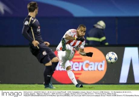 UEFA Champions League, Group F, Round 3, GNK Dinamo - FC Olympiakos 20.10.2015., Croatia, Zagreb - Maksimir Stadium - UEFA Champions League, Group F, Round 3, GNK Dinamo - FC Olympiakos. Felipe Pardo.  IgorxKralj PIXSELL