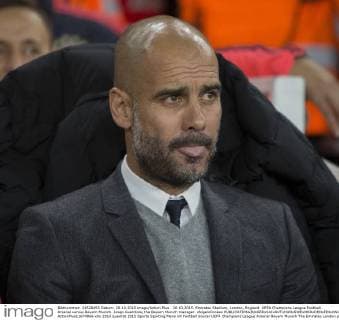 20.10.2015. Emirates Stadium, London, England. UEFA Champions League Football. Arsenal versus Bayern Munich. Josep Guardiola, the Bayern Munich manager. xNigelxCookex  ActionPlus11674066