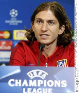 Fußball, Champions League, PK Atletico Madrid press conference PK Pressekonferenz of Filipe Luis before Champions League match against Astana. xBEATRIZxGUZMANx 