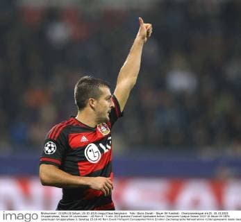 Foto: Giulio Donati - Bayer 04 Fussball - Championsleague am Di. 20.10.2015 Gruppenphase, Bayer 04 Leverkusen - AS Rom 4 - 4