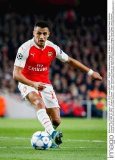 Fußball, Champions League, FC Arsenal - FC Bayern München Alexis Sanchez (Arsenal), OCTOBER 20, 2015 - Football Soccer : Alexis Sanchez of Arsenal during the UEFA Champions League Group Stage match between Arsenal and Bayern Munich at Emirates Stadium, London. NoxThirdxPartyxSales  (mdga_ars20bay_11)